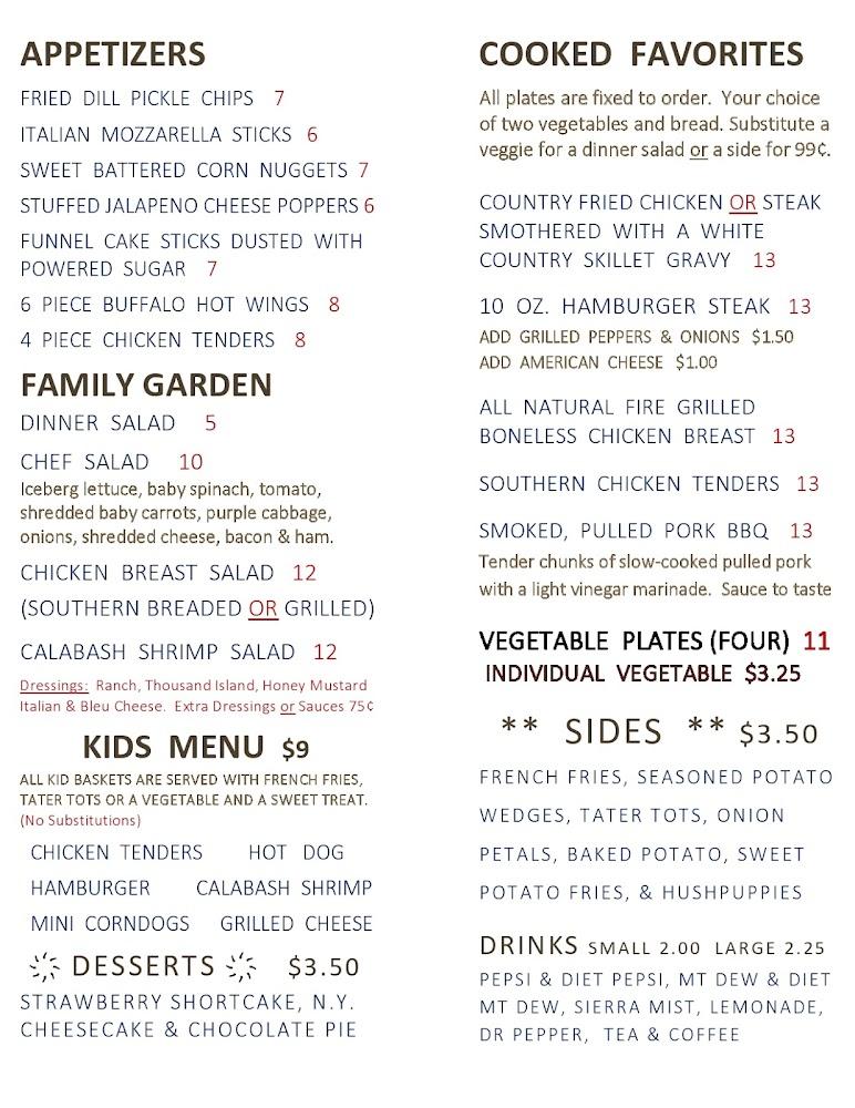 Cooksville Grill, LLC Menu image 2